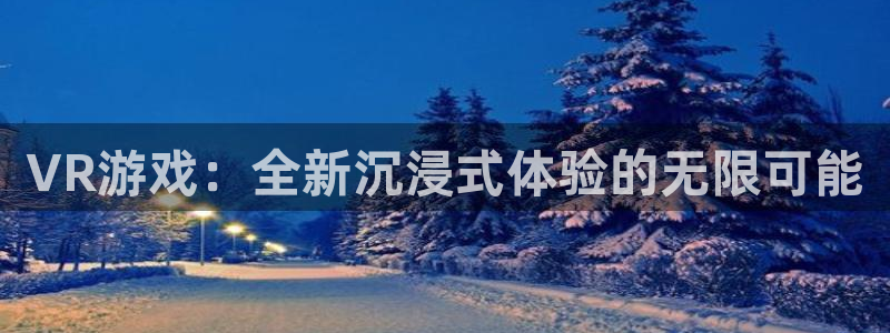 乐玩网络是什么：VR游戏：全新沉浸式体验的无限可能
